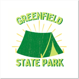 Greenfield State Park Camping Tent Posters and Art